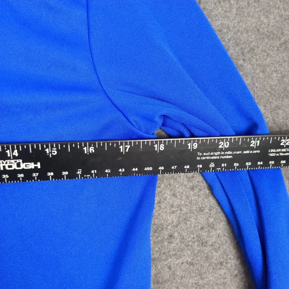 Adidas Climalite Mens Small Blue Quarter Zip Athletic Pullover Training Top